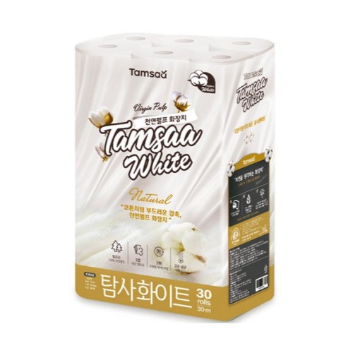 탐사 화이트 30m (30롤)