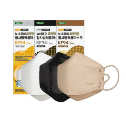 뉴네퓨어 프리미엄 황사방역 마스크 KF94 대형