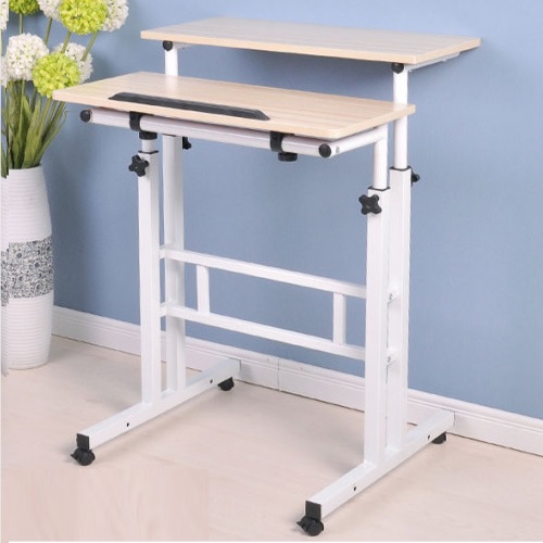 OMT 이동식 2단 높이조절 책상