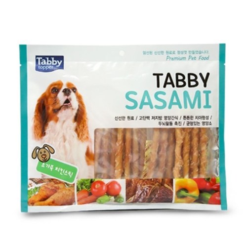 테비토퍼 사사미 소가죽 치킨스틱 300g