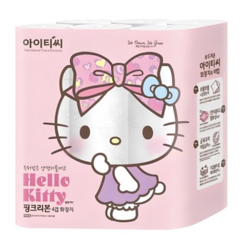 헬로키티 핑크리본 20m (24롤)