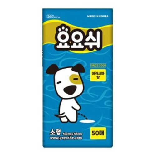 요요쉬 배변패드 아카시아향 소형 50매