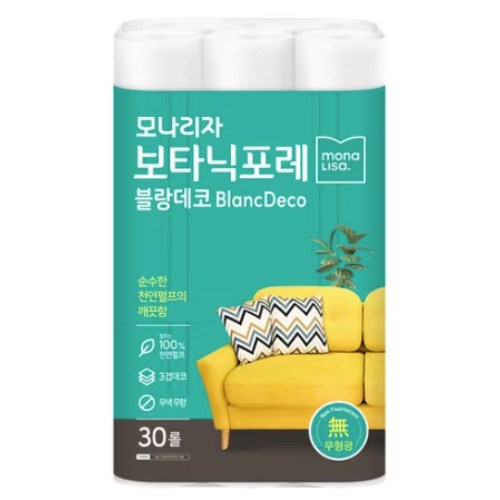 모나리자 보타닉포레 블랑데코 25m (30롤) [2팩] - 에누리 가격비교