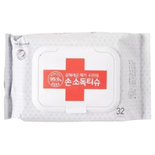 노브랜드 손소독티슈 캡형 32매