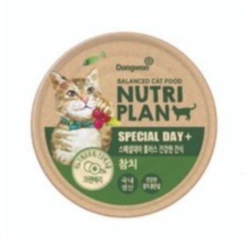 뉴트리플랜 캣 스페셜데이 건강한 간식 참치 캔 90g