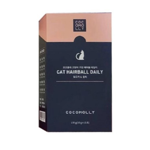 코코몰리 고양이 구강&헤어볼 데일리 150g (10g x 15p)