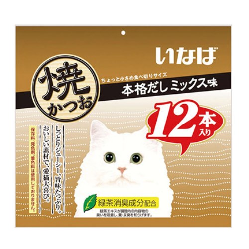 이나바 캣 챠오 야끼가츠오 정어리스프 믹스 QSC-23 20g 12p