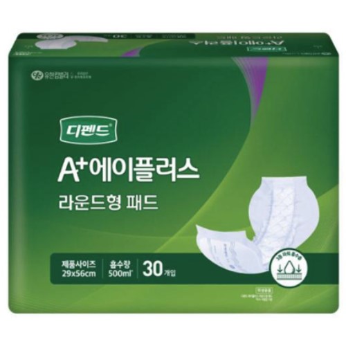 디펜드 A+ 에이플러스 라운드형 패드 30개