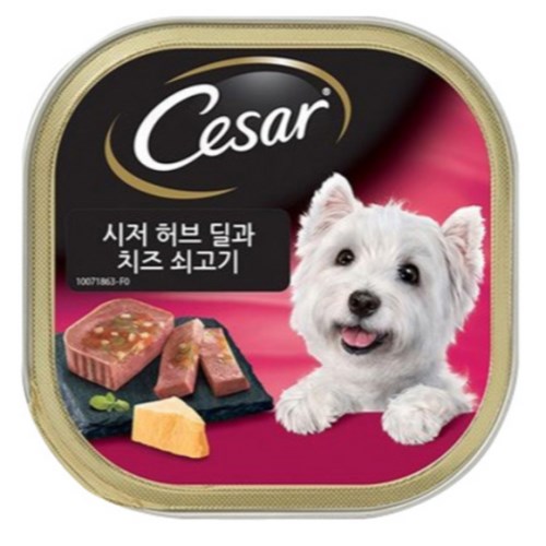 시저 허브 딜과 치즈 쇠고기 100g