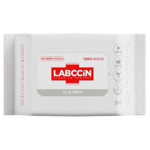 랩신 V3 손소독티슈 리필형 20매