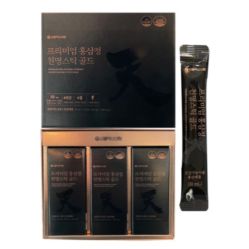 서울약사신협 프리미엄 홍삼정 천명스틱 골드 10ml 30포