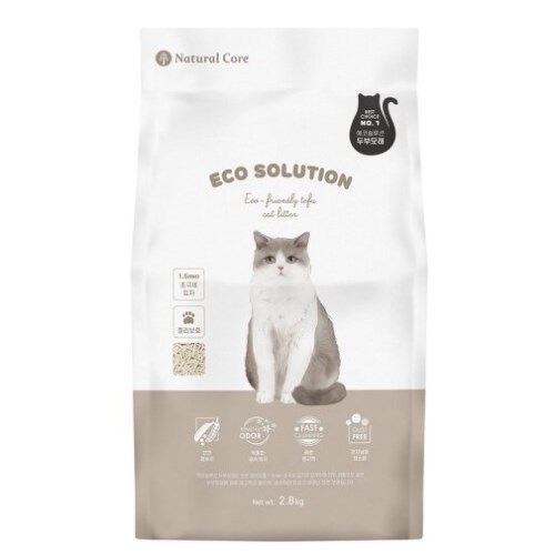네츄럴코어 에코솔루션 두부모래 2.8kg