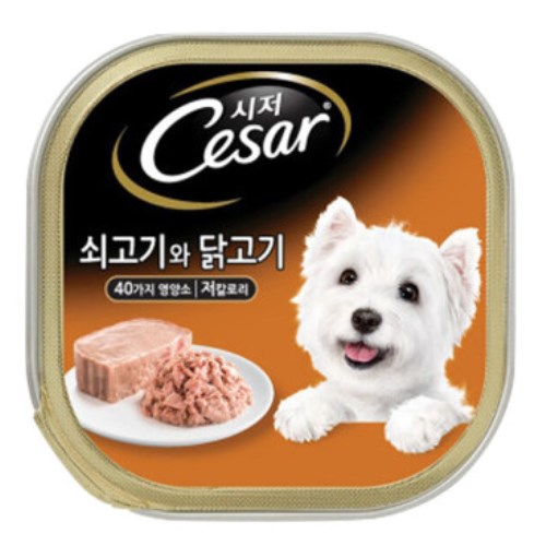  시저 쇠고기와 닭고기 100g [1개]