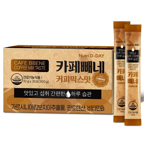 뉴트리디데이 카페빼네 커피믹스맛 3,3g 30포