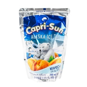 농심 카프리썬 알라스카 아이스티 200ml
