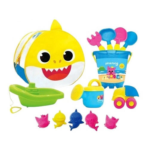 아기상어 가방 해변 모래놀이세트