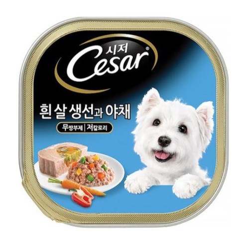 시저 흰살생선과 야채 100g