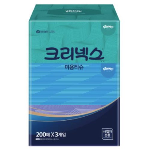 크리넥스 미용티슈 200매 (3입)