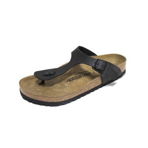 버켄스탁 남녀공용 지제 슬리퍼_GIZEH 043691 (블랙)