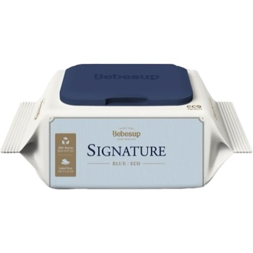 베베숲 시그니처 블루 에코 물티슈 캡형 20매