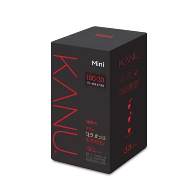 동서식품 카누 미니 다크 로스트 아메리카노 130개입