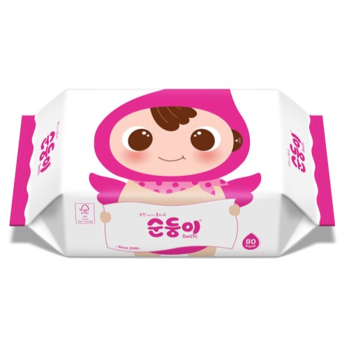 순둥이 베이직 물티슈 리필형 80매
