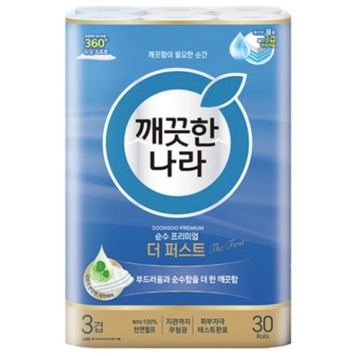 깨끗한나라 순수 프리미엄 더 퍼스트 30m (30롤)