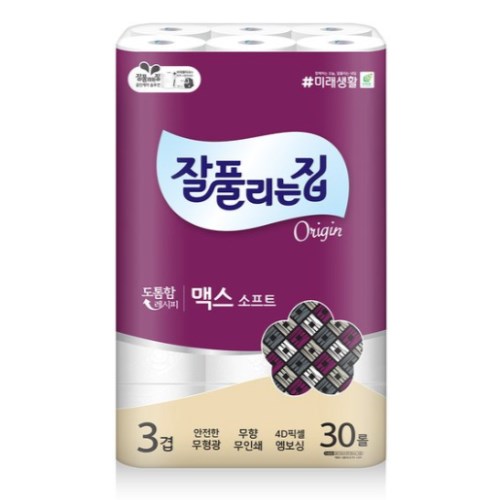 잘풀리는집 맥스 소프트 30m (30롤)