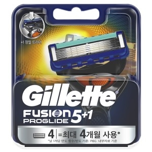 질레트  퓨전 프로글라이드 매뉴얼 면도날