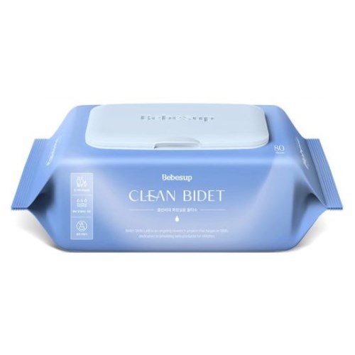 베베숲 클린비데 화장실용 물티슈 캡형 80매