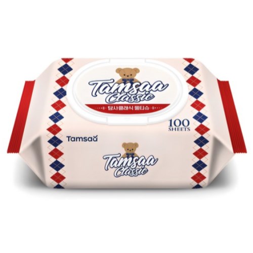 탐사 클래식 물티슈 캡형 100매