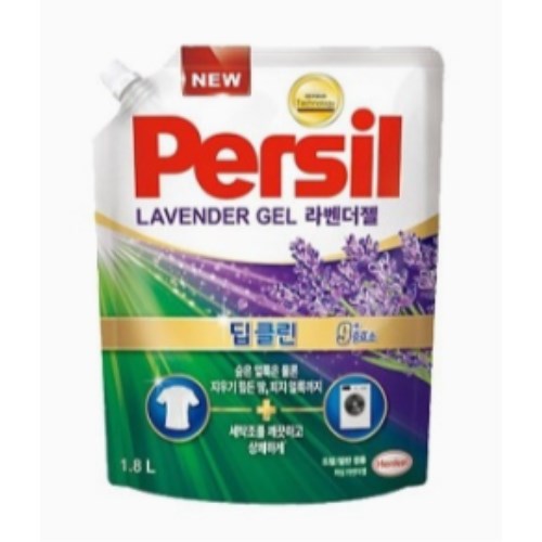 퍼실 딥클린 라벤더젤 겸용 리필 1.8L