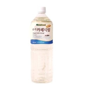 청정원 그린스위트 슈가카페시럽 1.5L