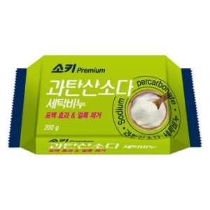 소키 프리미엄 과탄산소다 세탁비누 200g [16개]