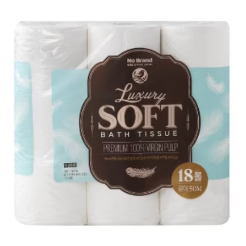노브랜드 럭셔리 소프트 바스티슈 50m (18롤)