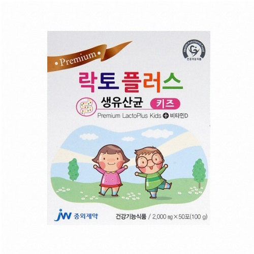 JW중외제약 락토플러스 생유산균 키즈 2g 50포