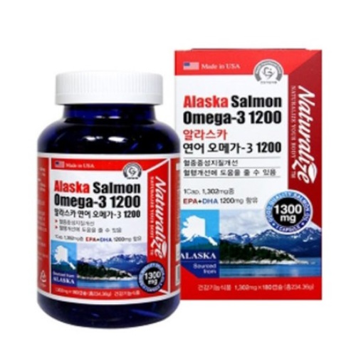 내추럴라이즈 알라스카 오메가-3 1200 180캡슐