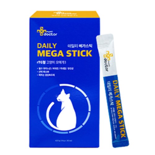 마이펫닥터 데일리 메가스틱 고양이 맞춤 rTG 오메가3 420g (14g x 30p)