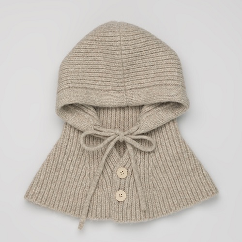 타티아나 소프트 멜란지 후디 바라클라바 BA8027