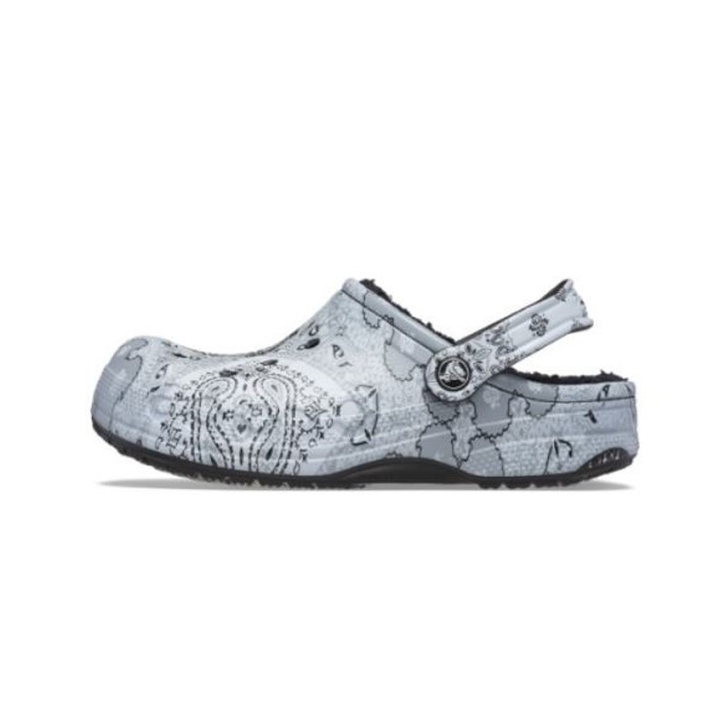 크록스 바야 라인드 프린트 클로그 205975-0ZX