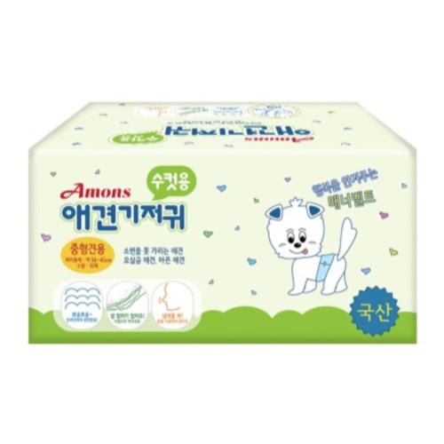 아몬스 애견기저귀 수컷용 중형 10매