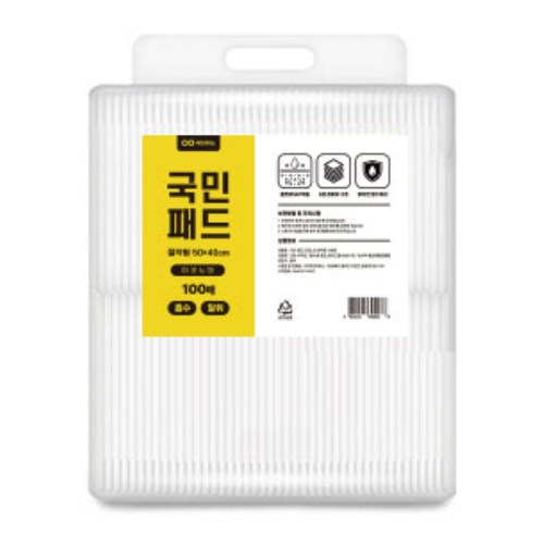 국민커머스 국민패드 이코노미 절약형 20g 100매