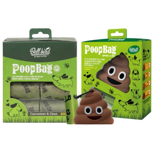 벨버드 풉백 케이스+배변봉투 320매