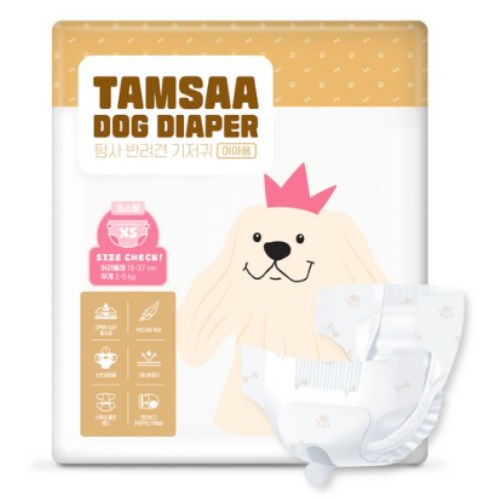 탐사 반려견 기저귀 여아용 초소형 30매
