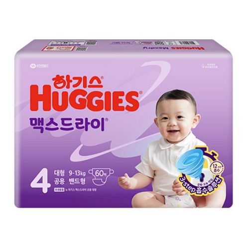 하기스 2024 맥스드라이 밴드형 4단계-공용