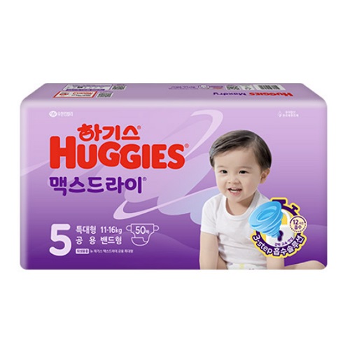 하기스 2024 맥스드라이 밴드형 5단계-공용