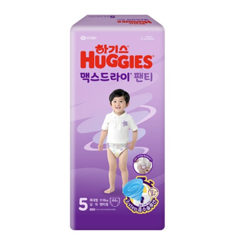 하기스 2024 맥스드라이 팬티형 5단계-남아용