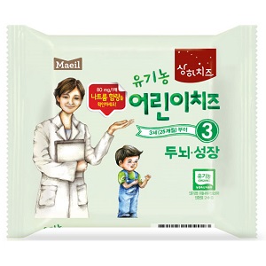 매일유업 상하 유기농 어린이치즈 3단계 두뇌성장