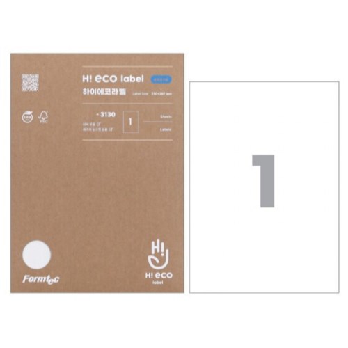 폼텍  하이에코 분류표기용 라벨 3130
