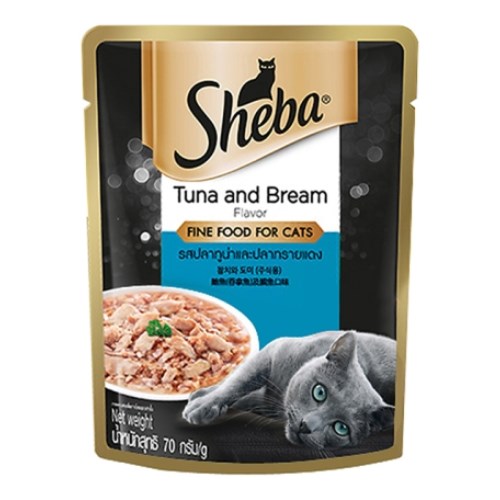 쉬바 주식 참치와 도미 파우치 70g